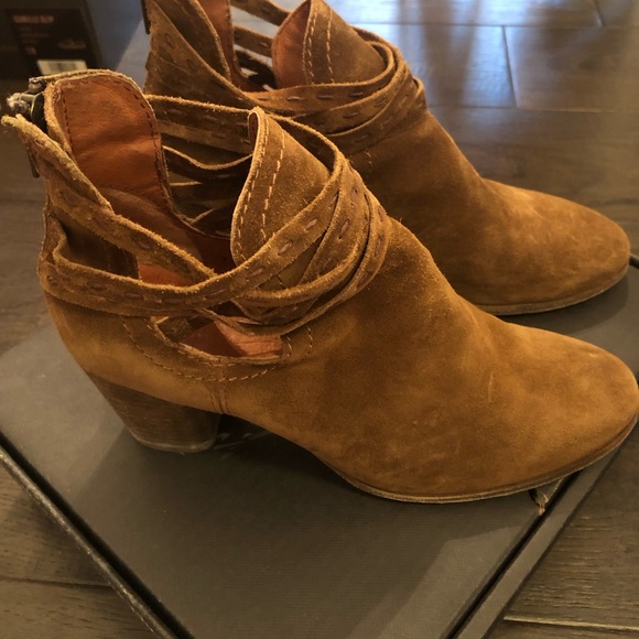 Frye Naomi Suede Pickstitch Shootie 7.5 - Picture 2 of 8